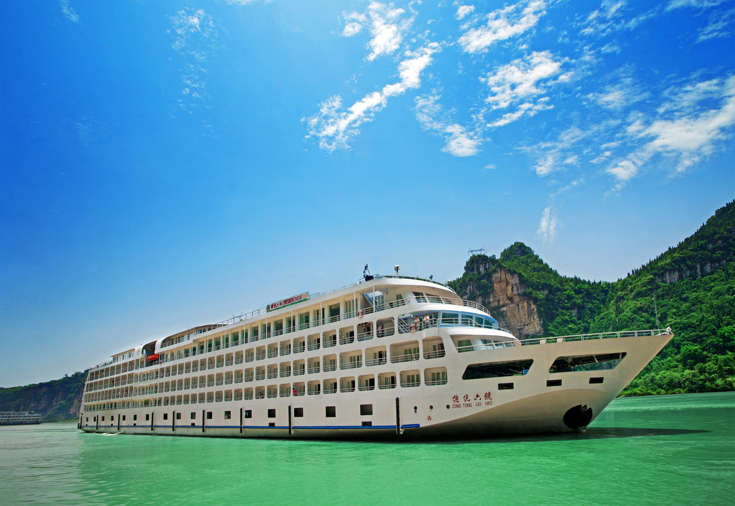 长江三峡总统六号游轮重庆到宜昌航线